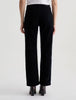 Brinley Black Mid- Rise Straight Corduroy