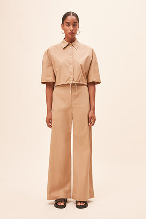 Johan Cotton Wide Leg Pant