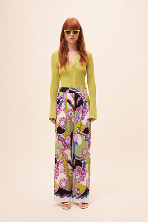 Jairo Fluid Print Pant