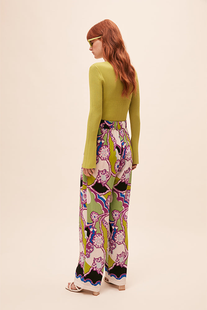 Jairo Fluid Print Pant