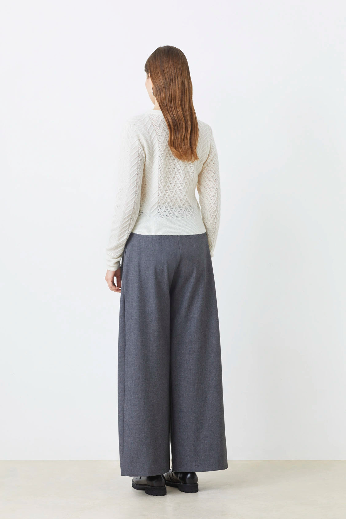 Jason Wide-Leg Belted Trousers