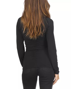 Long Sleeve Rouged Top