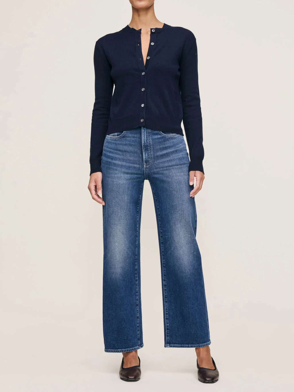 Karmine Refined Wide Leg Jean