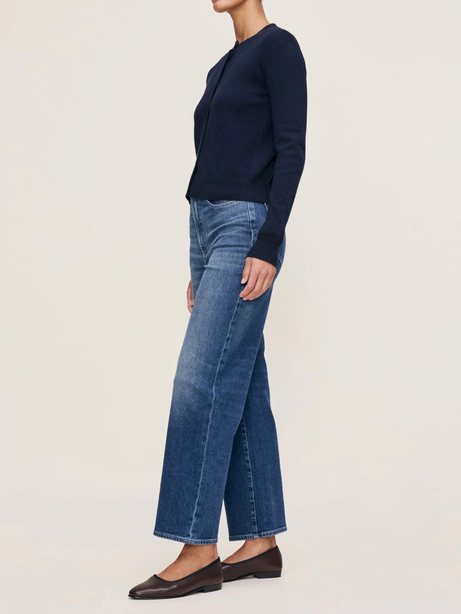 Karmine Refined Wide Leg Jean