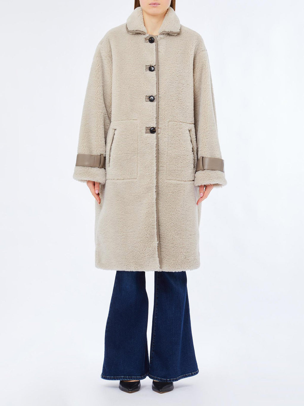 Sherling Faux Fur Coat