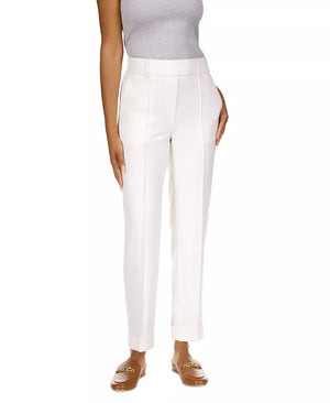 Front Seam High-Rise Pull-On Pants