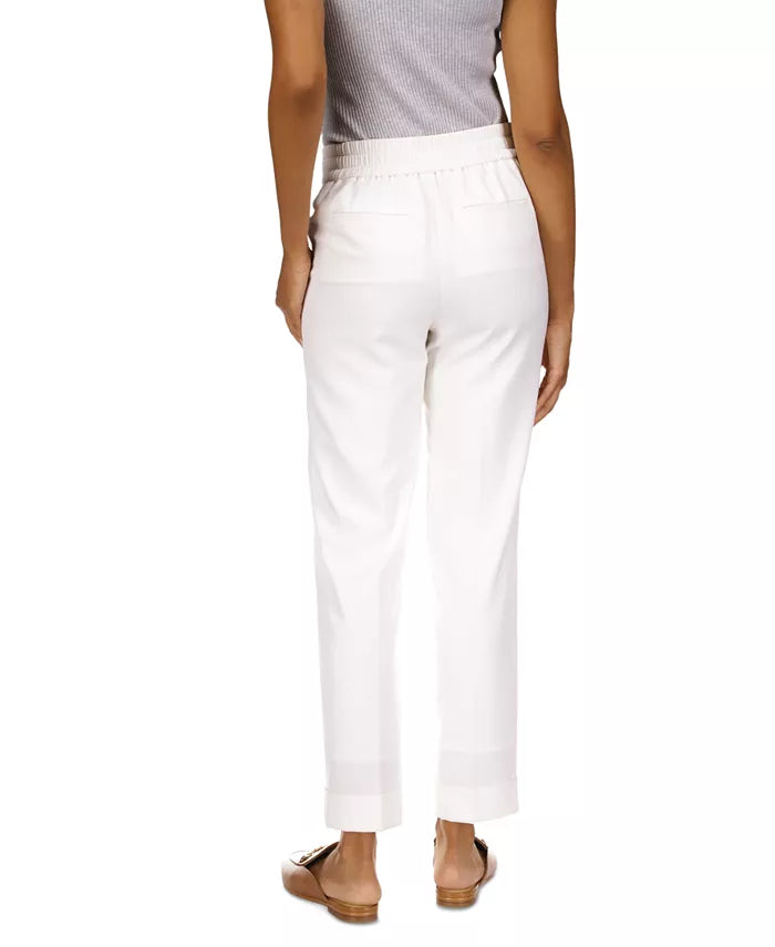 Front Seam High-Rise Pull-On Pants