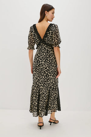 Annmarie Daisy Dot Combo Midi Dress