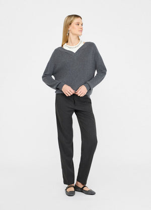 Jewel Neck Sweater