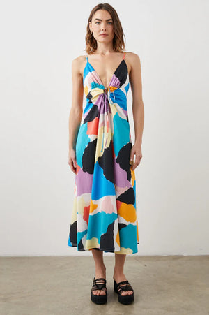 Sabina Colourblock Maxi Dress