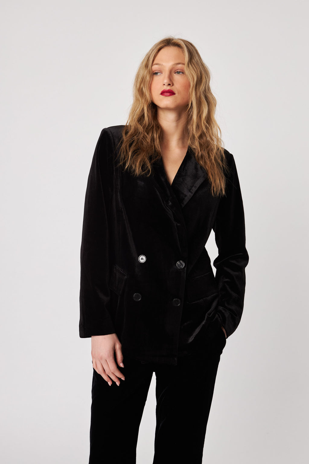 Jasper Velvet Blazer