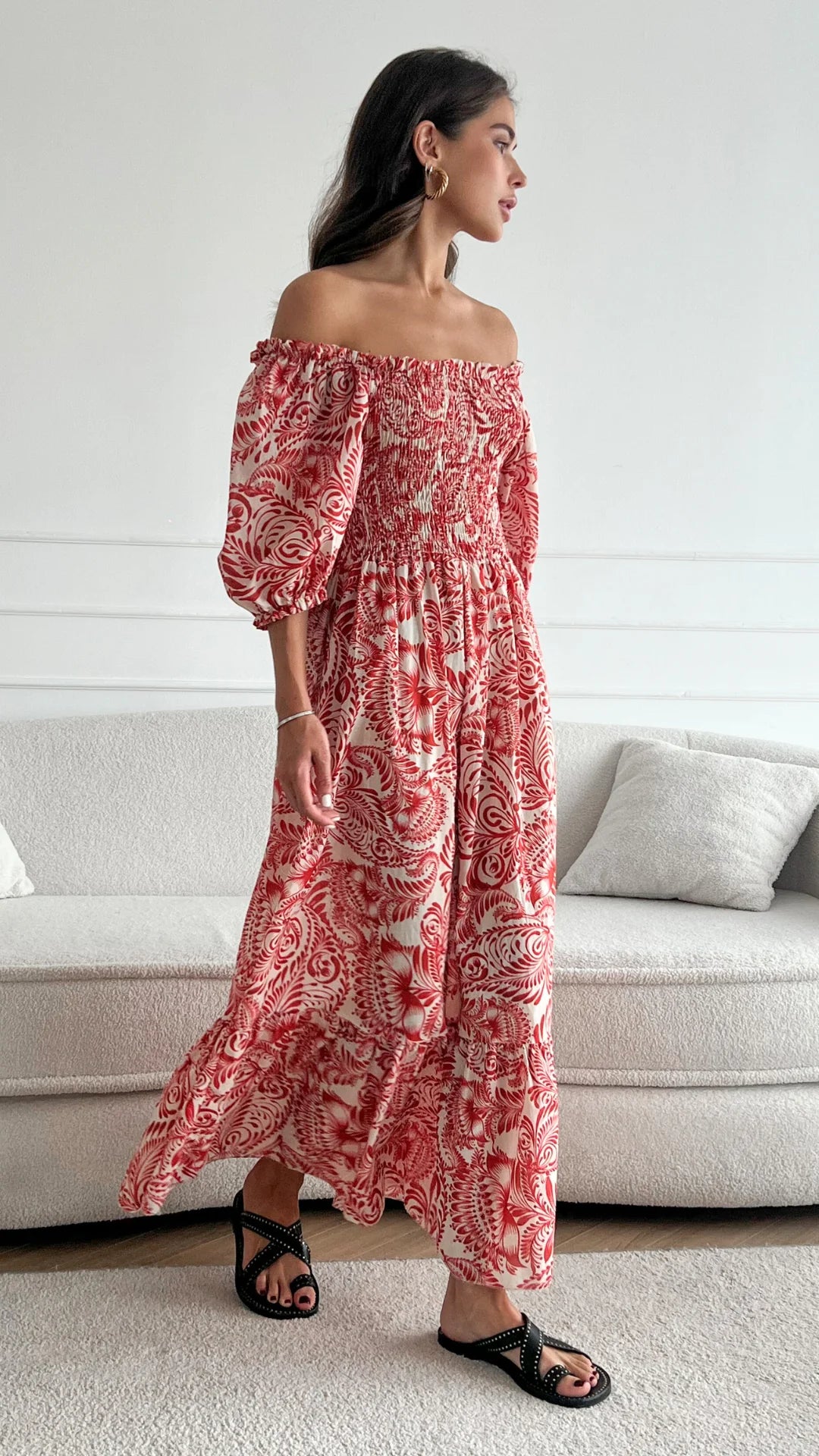 Carina Printed Dress