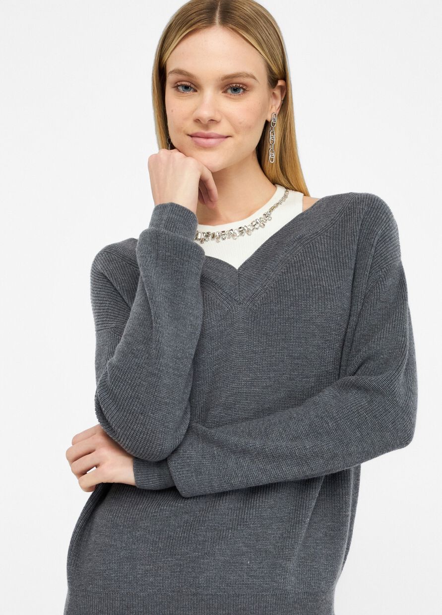 Jewel Neck Sweater