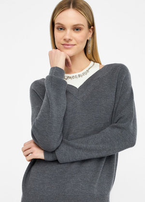 Jewel Neck Sweater