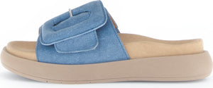 Slip On Buckle Sandal Denim