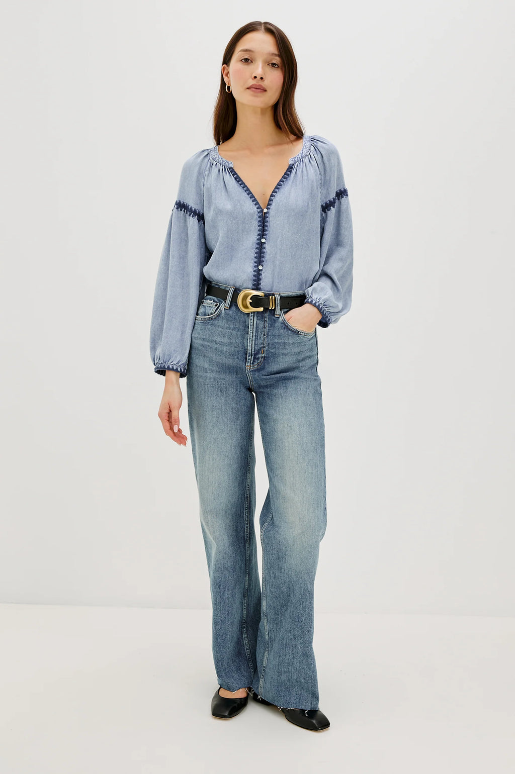 Toshi Chambray Blouse
