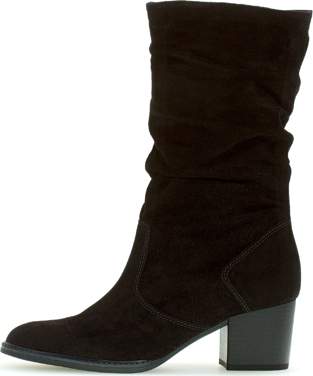 Gabor Black Suede Tall Boot