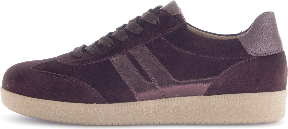 Burgundy Sueded Sneaker
