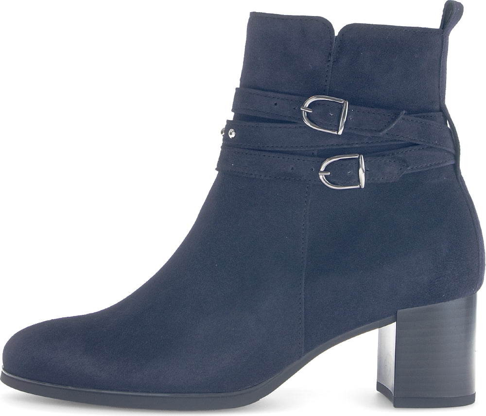 Gabor Suede Navy Stud Detail Boot