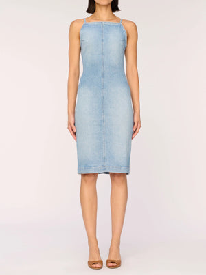 Esme Denim Apron Midi Dress