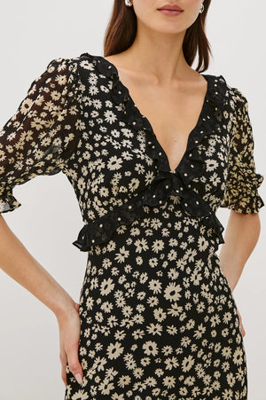 Annmarie Daisy Dot Combo Midi Dress