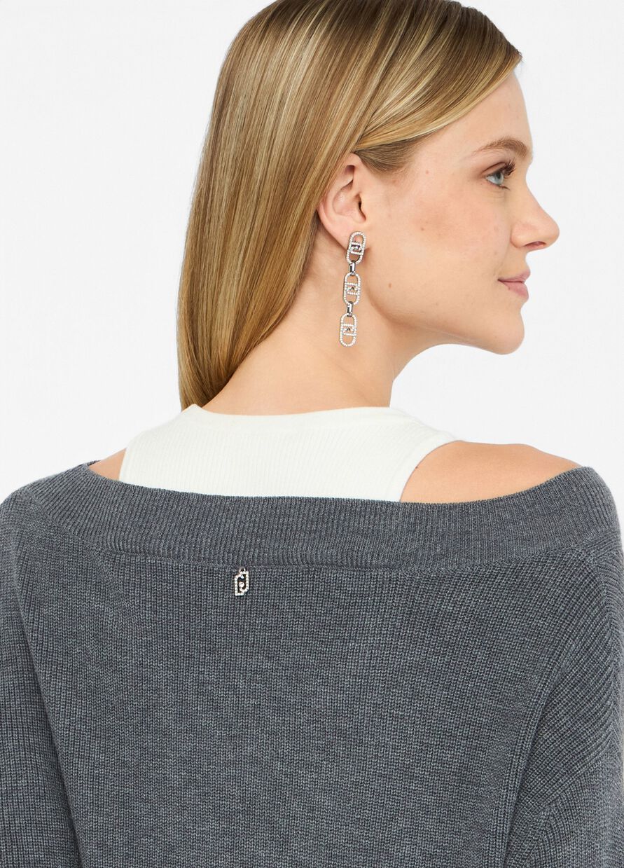 Jewel Neck Sweater