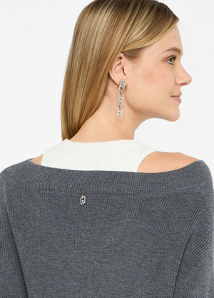 Jewel Neck Sweater