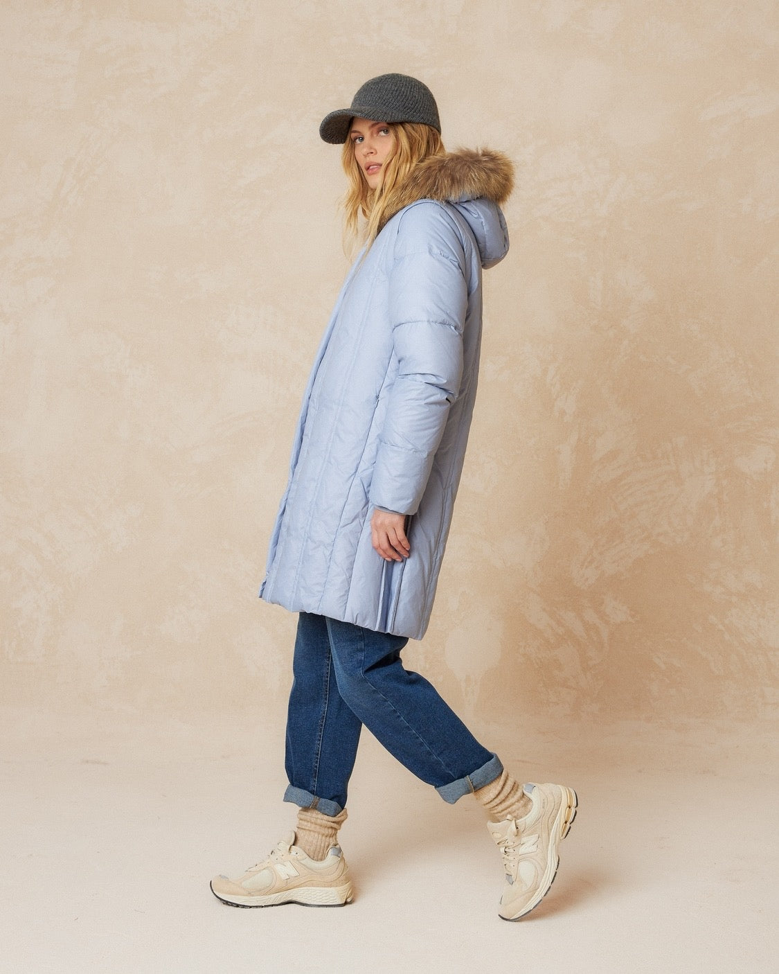 Fur Collared Puffer Coat