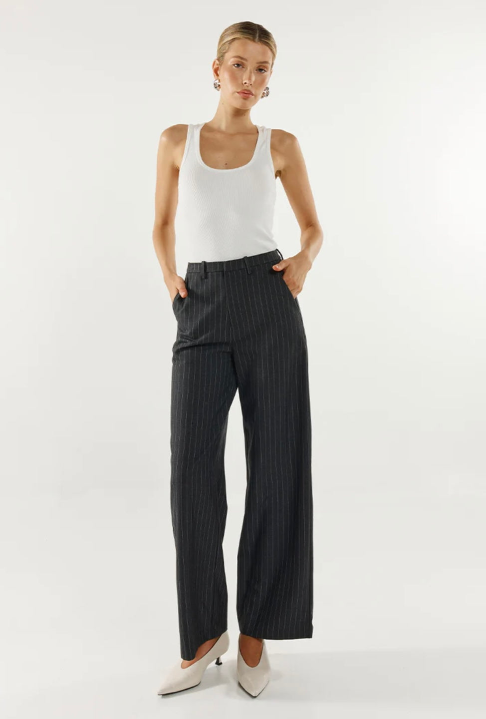 Zanda Pinstripe Pant