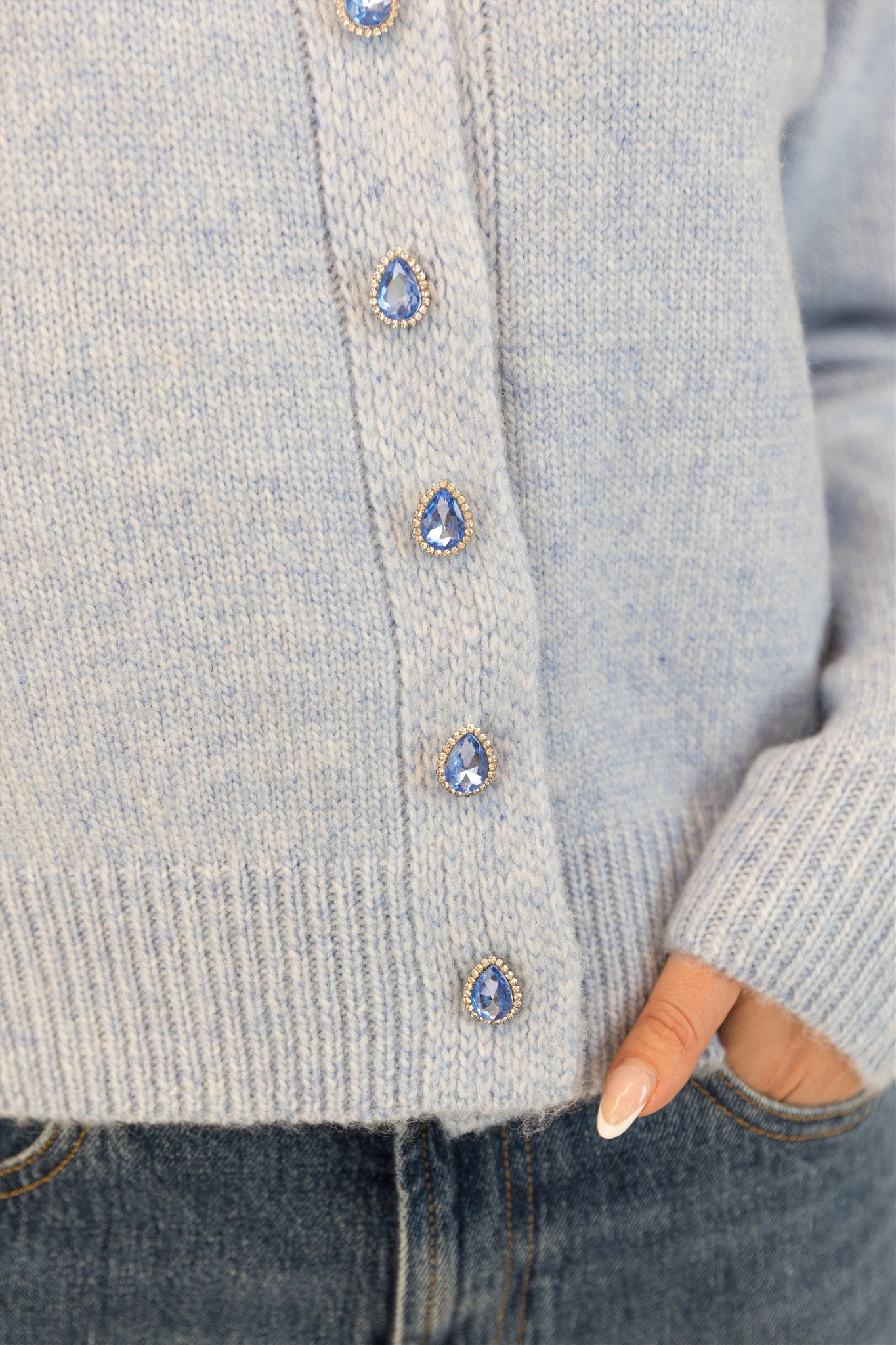 Aisha Crystal Cardigan