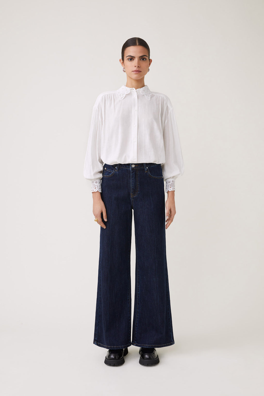 Rafi Wide Leg Denim Jean