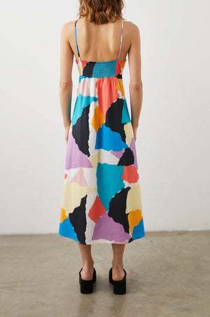 Sabina Colourblock Maxi Dress