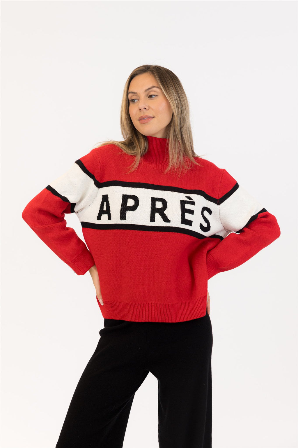 Benson Apres Mock Neck Sweater