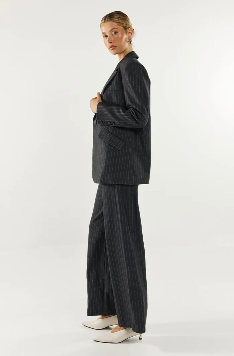 Collins Pinstripe Blazer