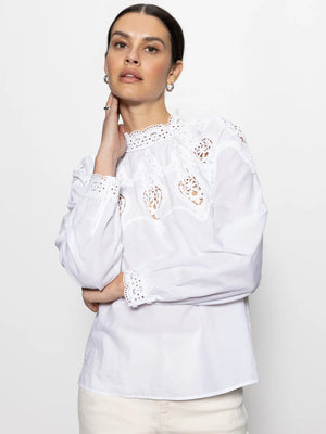 Lace Popover Blouse