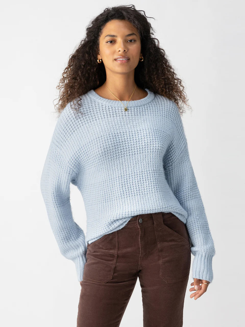 Snow Bunny Sweater in Sky