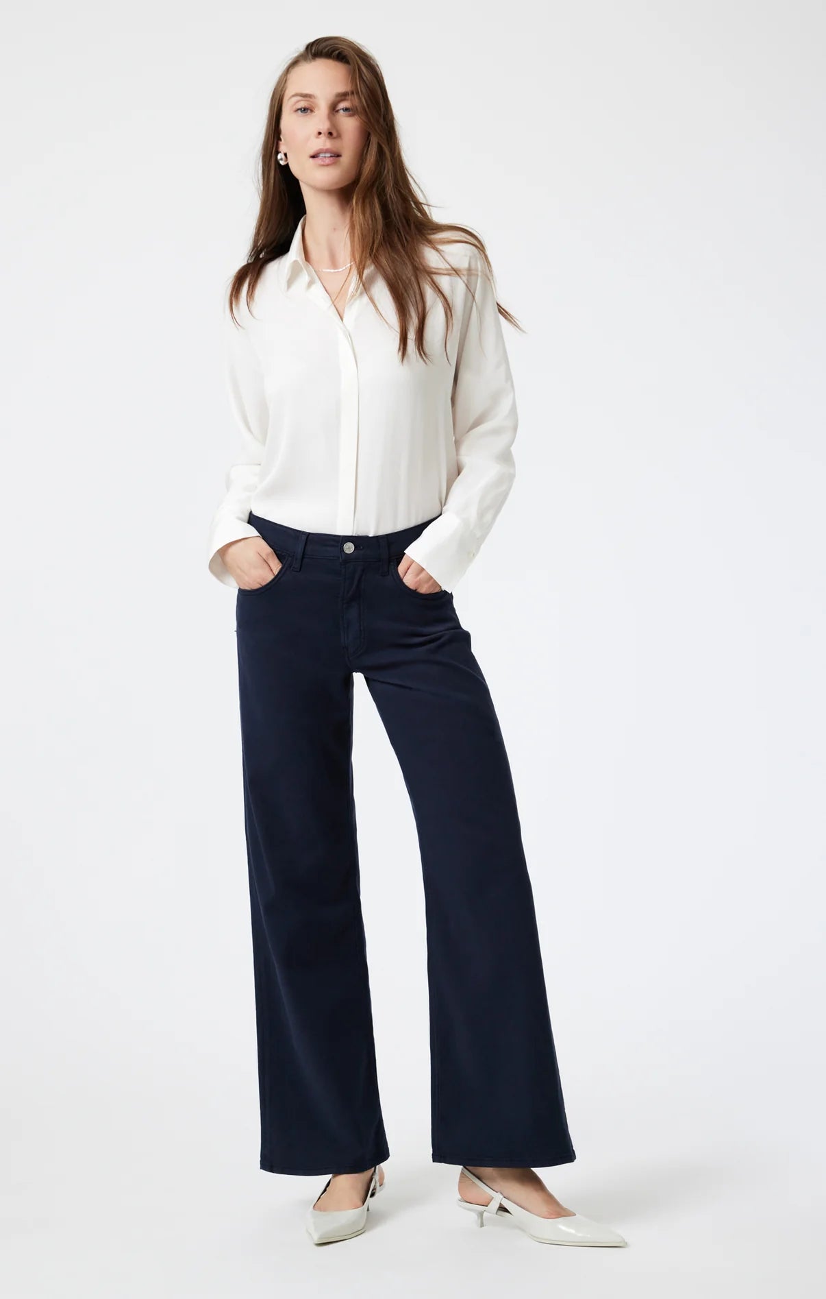 Alena High Rise Straight Leg Pant