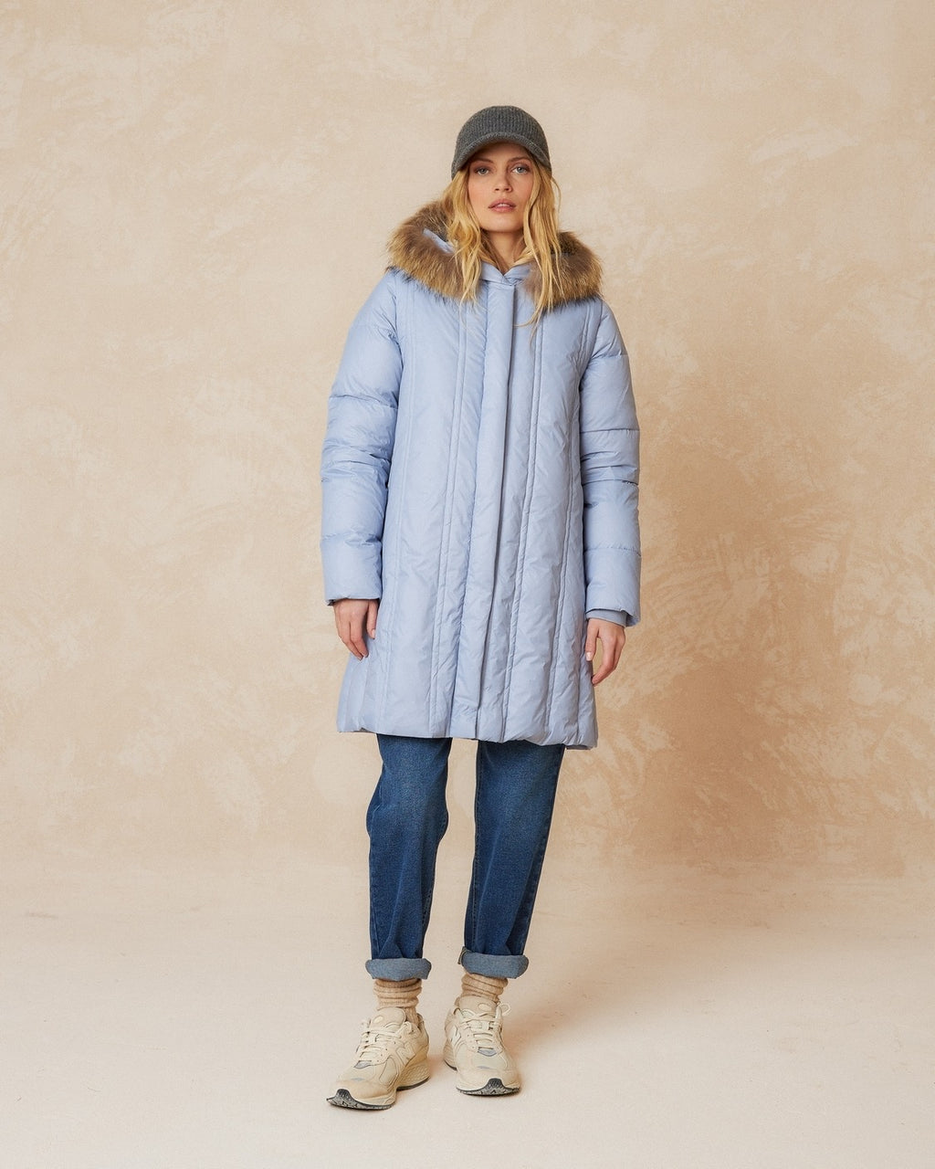 Fur Collared Puffer Coat