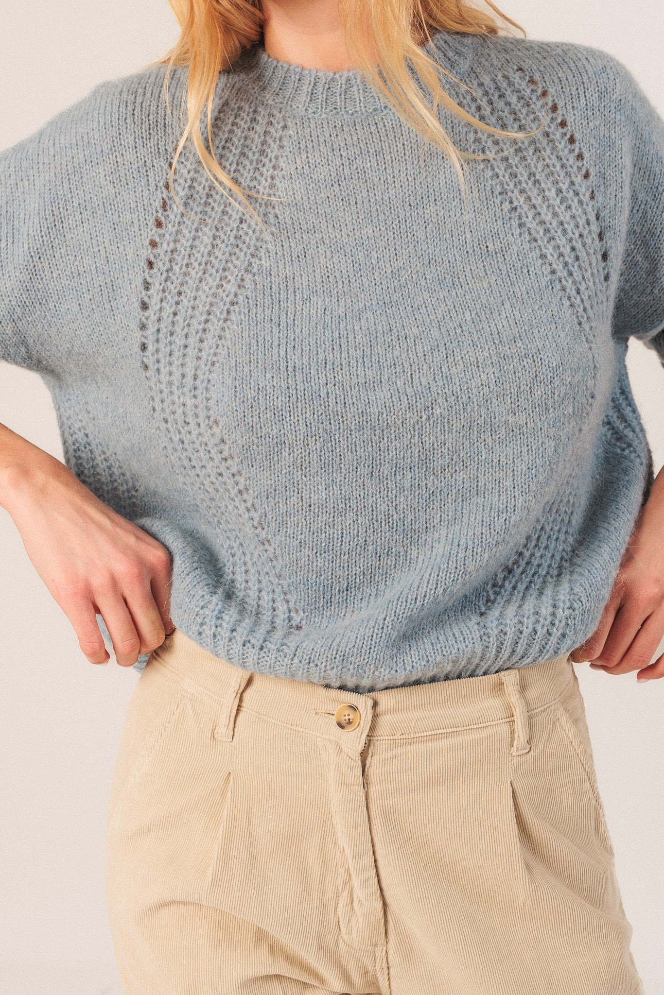 Loose-Knit Wool Sweater