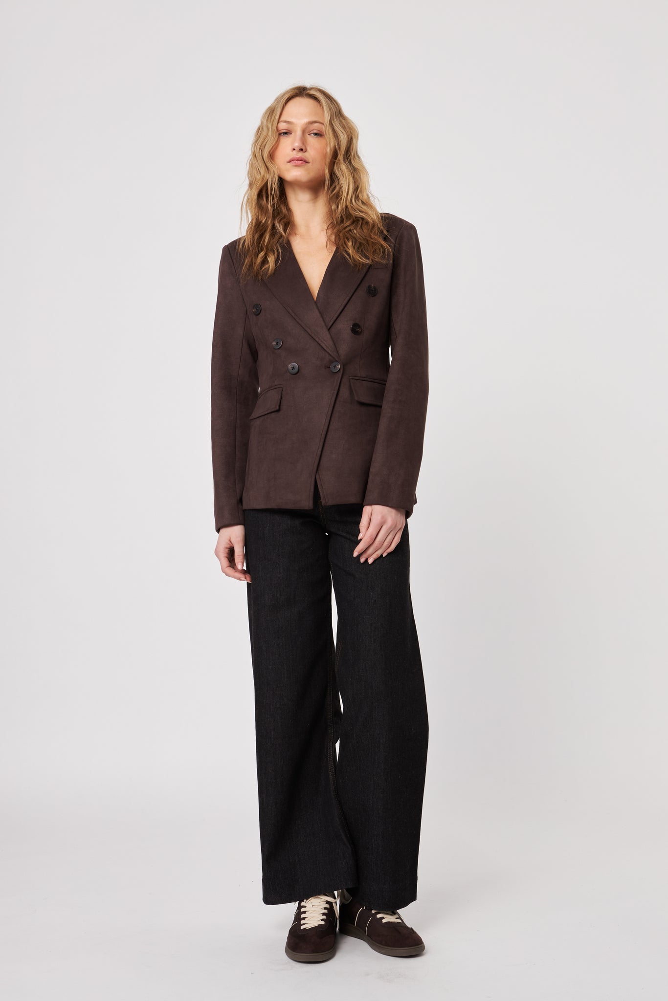 Orson Brown Suede Blazer