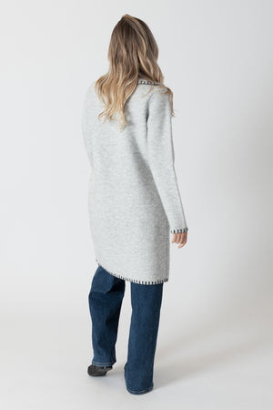 Fiona Whip Stitch Knit Coat