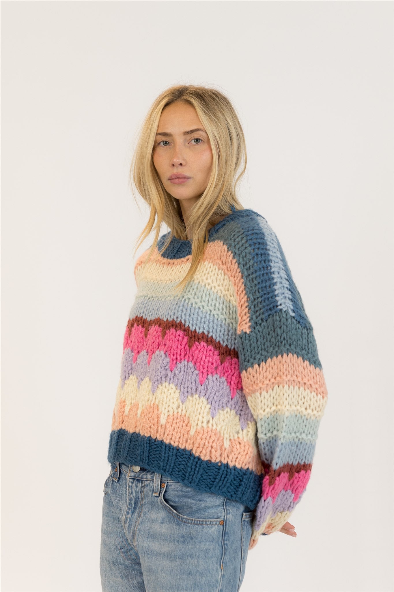 Hannah Handemade Crewneck Pullover
