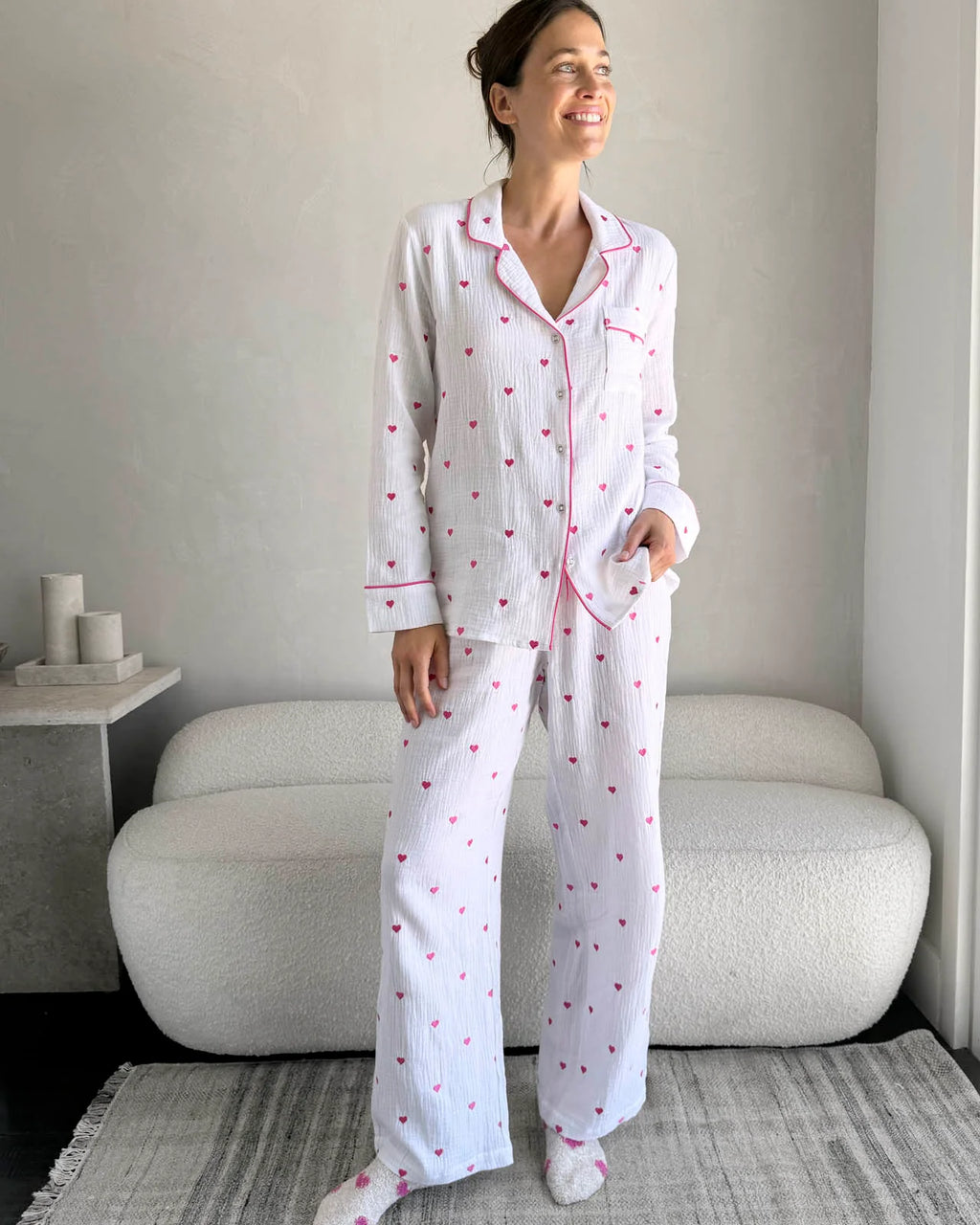 Lottie Lilac Heart Love Sleep Set