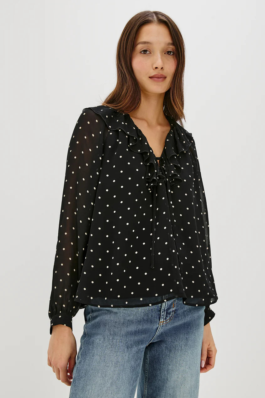 Honora Polka Dot Blouse