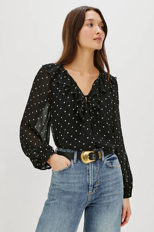 Honora Polka Dot Blouse