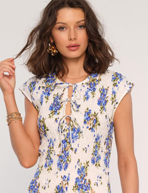 Faith Hydrangea Dress