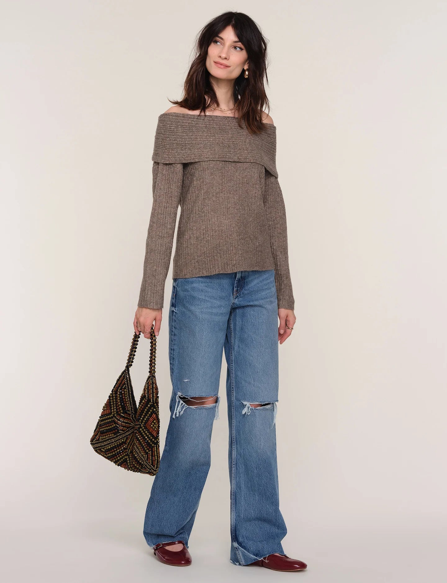 Kendra Off Shoulder Sweater