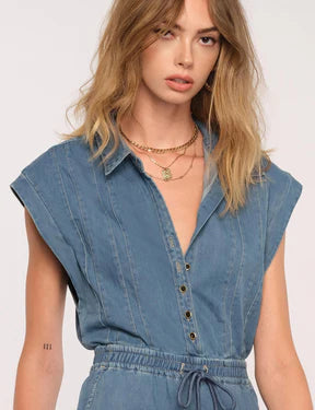 Kimmy Denim Romper