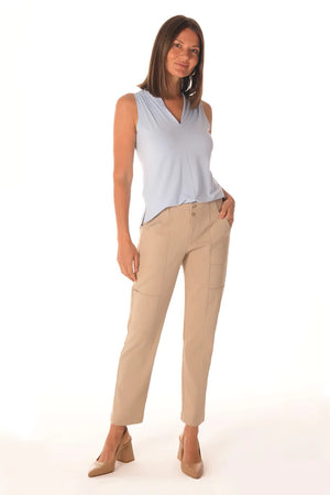 Crop Straight Leg Cargo Pant