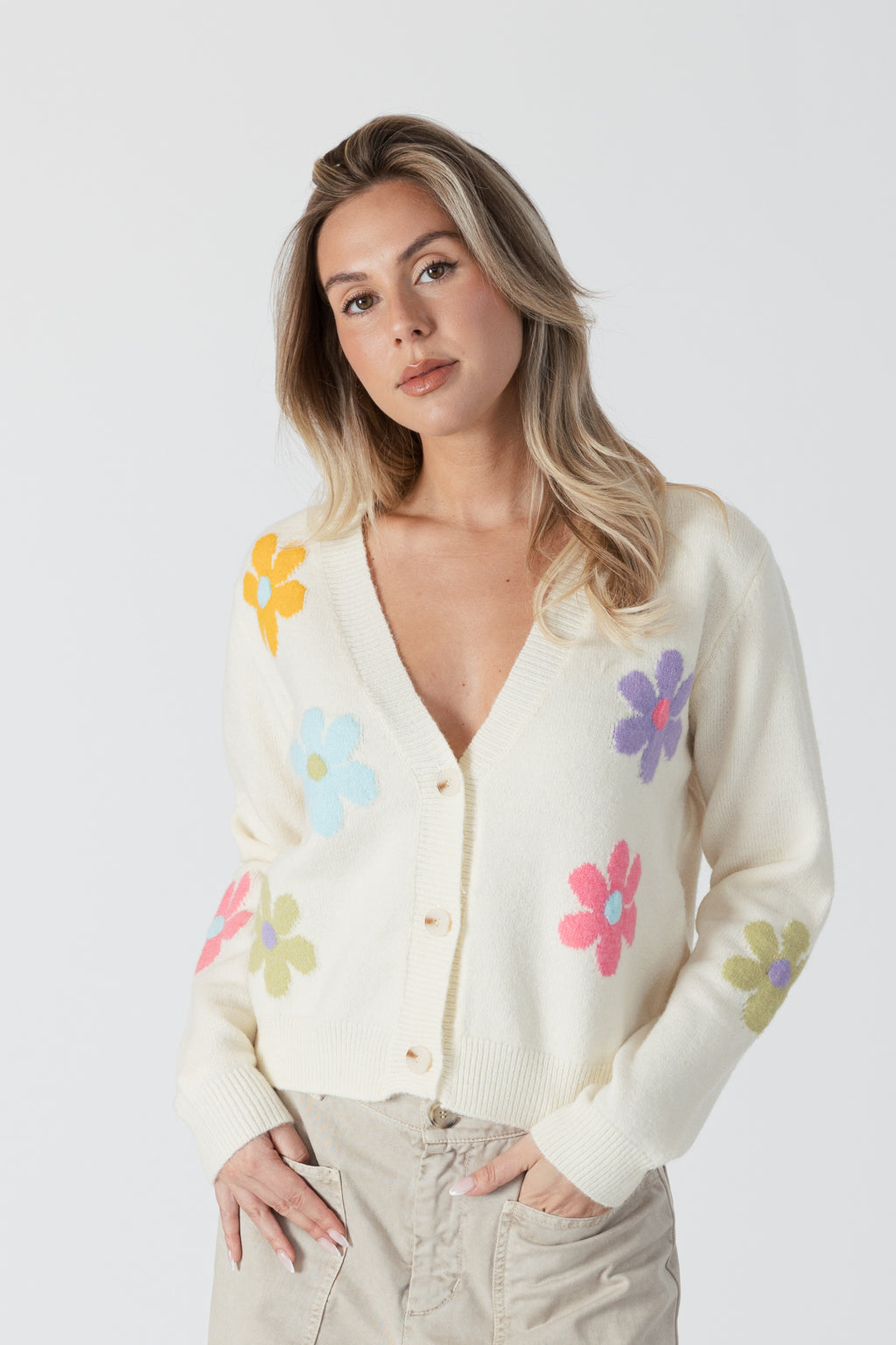 Jolene Flower Cardigan